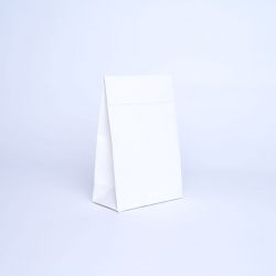 Noblesse personalisierte Papiertüte 32x10x40 CM | PREMIUM NOBLESSE PAPER POUCH | SIEBDRUCK AUF EINER SEITE IN ZWEI FARBEN