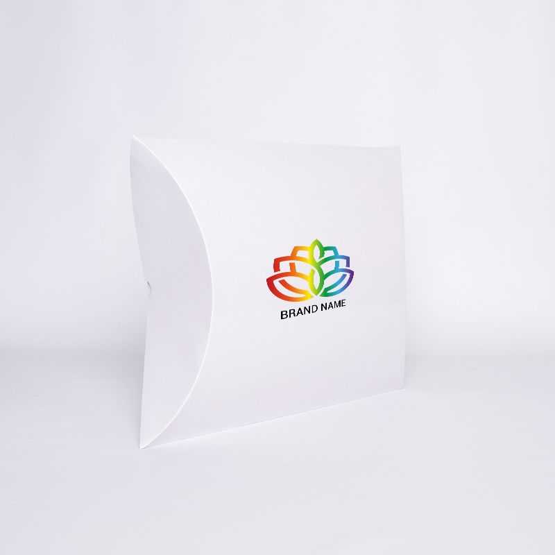 Customized Personalized pillow box Berlingot 15x12x3 CM | PILLOW GIFT BOX| DIGITAL PRINTING ON FIXED AREA