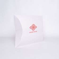 Customized Personalized pillow box Berlingot 55x38x10 CM | PILLOW GIFT BOX | SCREEN PRINTING ON ONE SIDE IN ONE COLOUR