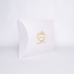Customized Personalized pillow box Berlingot 41x24x7 CM | PILLOW GIFT BOX| HOT FOIL STAMPING