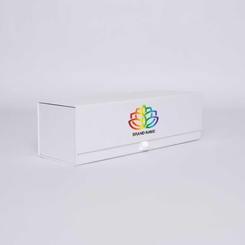 PERSONALISIERT Flaschenbox Magnetbox 10x33x10 cm | FLASCHENKASTEN | BOX FÜR 1 FLASCHE | DIGITALDRUCK AUF VORDEFINIERTER ZONE