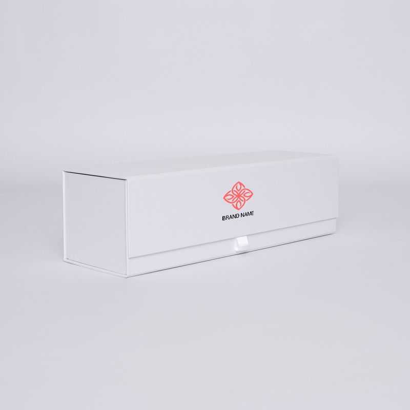 PERSONALISIERT Flaschenbox Magnetbox 10X33X10 CM | FLASCHENKASTEN | BOX FÜR 1 FLASCHE | SIEBDRUCK AUF EINER SEITE IN ZWEI FARBEN