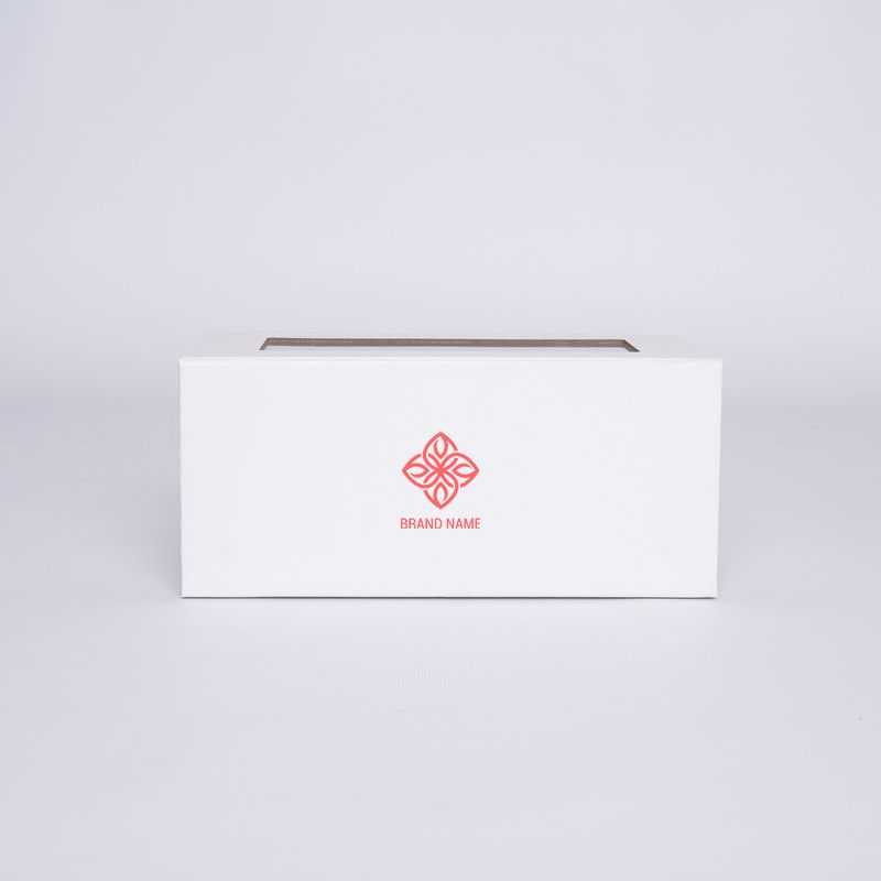 Customized Personalized Magnetic Box Clearbox 22x10x11 CM | CLEARBOX | SCREEN PRINTING ON ONE SIDE IN ONE COLOUR