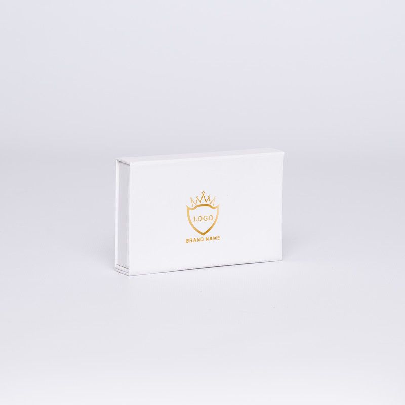 Customized Personalized Magnetic Box Hingbox 12x7x2 CM | HINGBOX | HOT FOIL STAMPING