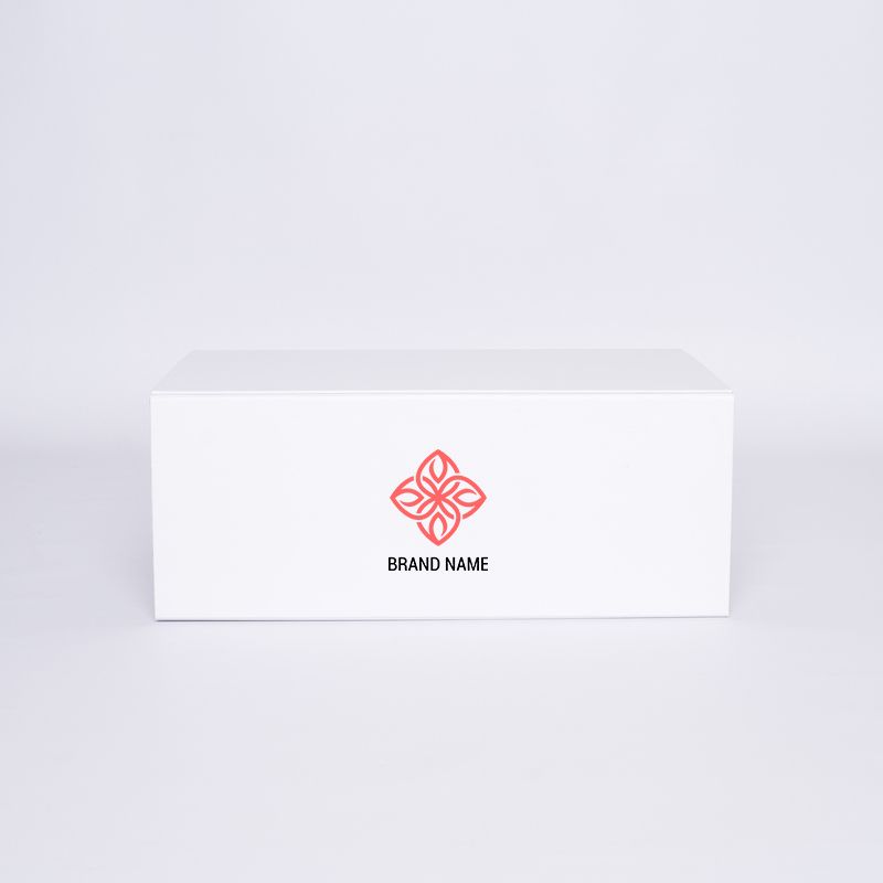 Customized Personalized drawer box Smartflat 37x21x14 CM | SMARTFLAT | SCREEN PRINTING ON ONE SIDE IN TWO COLOURS