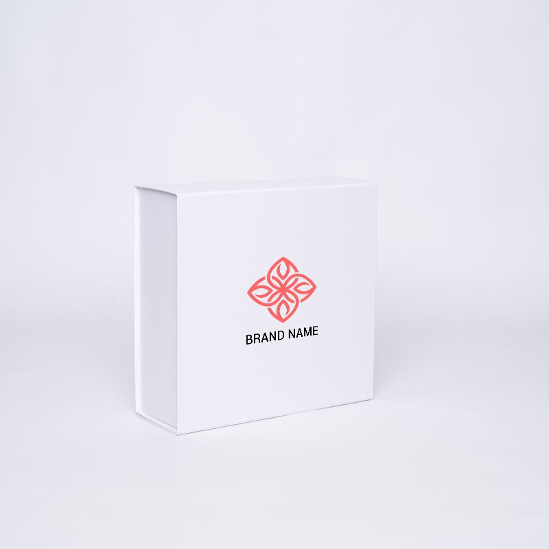 Customized Personalized Magnetic Box Wonderbox 25x25x9 CM | WONDERBOX (ARCO) | SCREEN PRINTING ON ONE SIDE IN TWO COLOURS