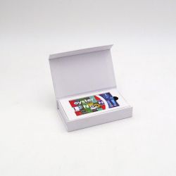 Palast personalisierte Magnetbox 12x7x2 CM | KARTENHALTER | SIEBDRUCK AUF EINER SEITE IN EINER FARBE