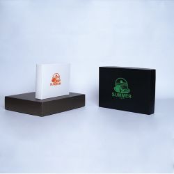 Customized Personalized foldable box Campana 40x31x8 CM | CAMPANA | SCREEN PRINTING ON ONE SIDE IN ONE COLOUR